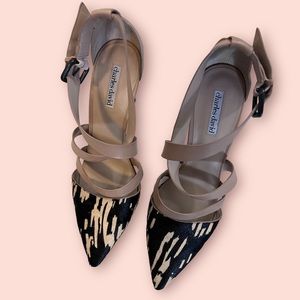 Charles David animal print leather SHOES Size 10/fits 11